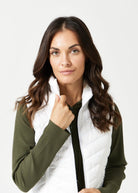 White Duck Down Puffer Vest - Duck Apparel