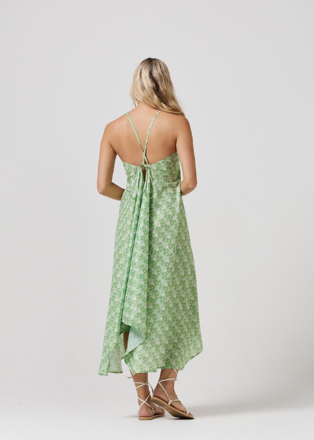 Zesty Lime Grecian Dress - Duck Apparel