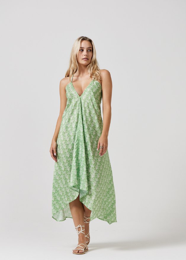 Zesty Lime Grecian Dress - Duck Apparel