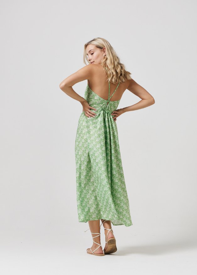 Zesty Lime Grecian Dress - Duck Apparel