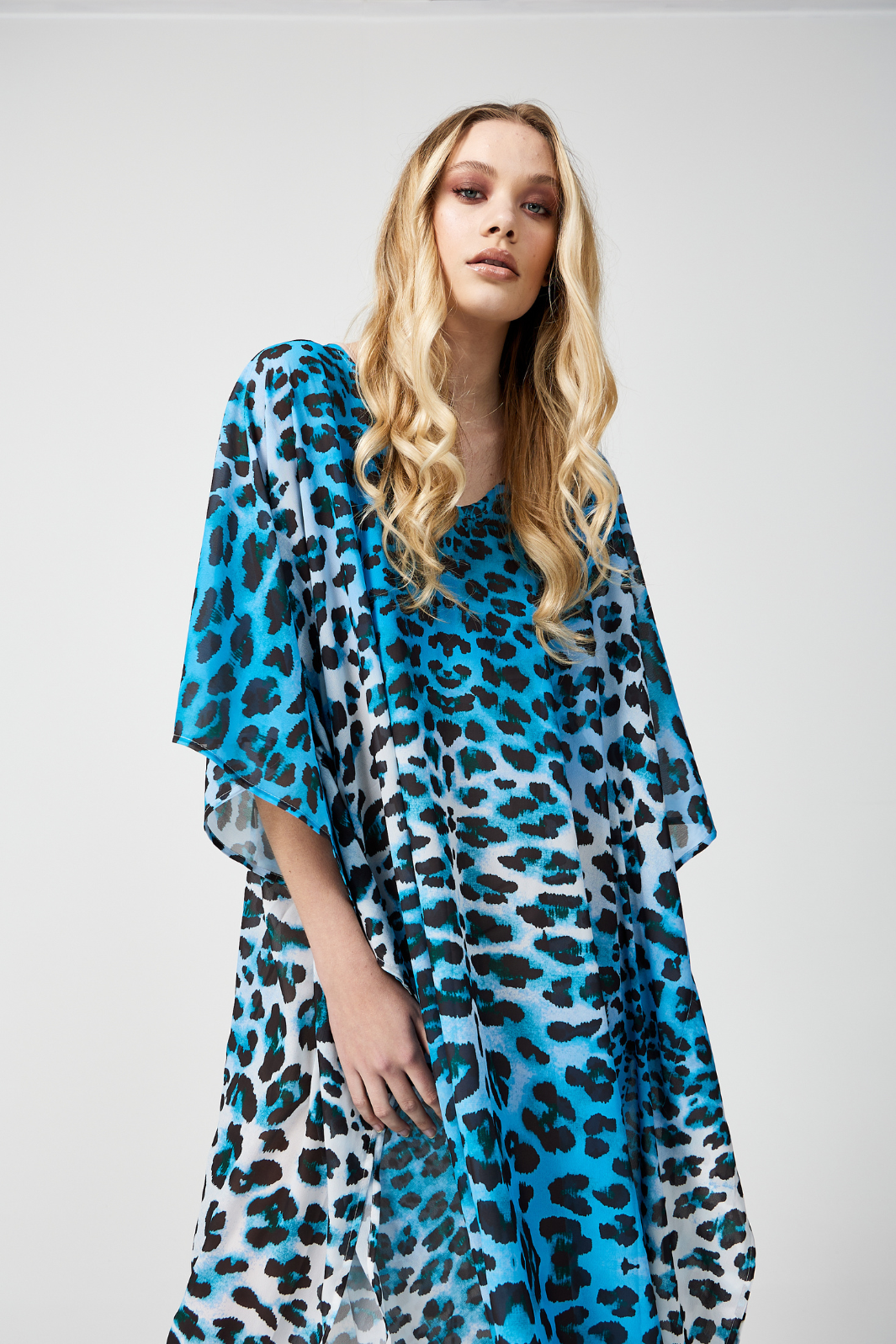 Liquid Leopard Kaftan - Duck Apparel 